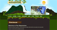 Desktop Screenshot of parc-mayaventure.fr
